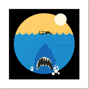Iconic Jaws Design Posters and Art